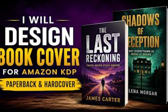 design a book cover for amazon KDP paperback and hardcover