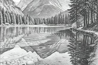 draw a realistic pencil sketch portrait