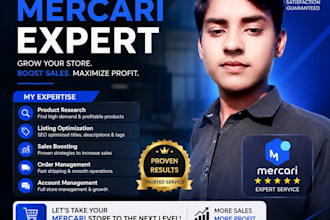 professionally manage and optimize your mercari store