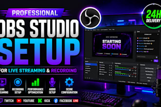 setup configure obs studio for streaming recording and gaming