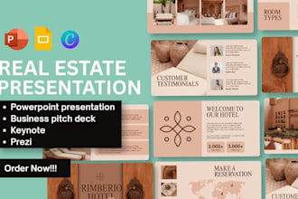 real estate presentation, property pitch deck, powerpoint presentation, sales