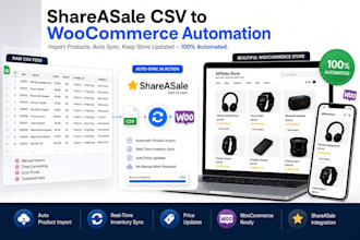 build a shareasale automated product datafeed affiliate website