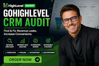 audit your gohighlevel crm and improve lead conversionwhat