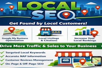 create a local SEO website with city pages for plumbers and roofers