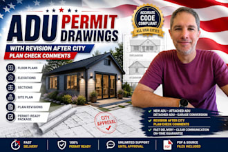 create adu permit drawings and plan revisions