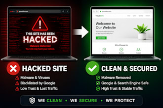 do wordpress malware removal and fix hacked site