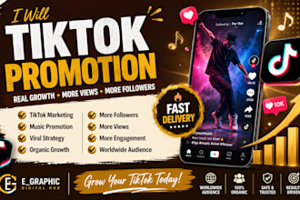 tik tok promotion, tik tok marketing, tik tok growth, music promotion, tik tok