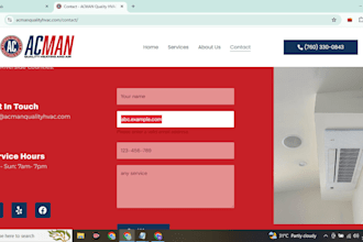 do professional contact us form submission