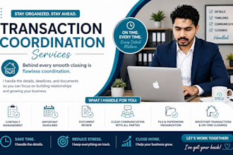 be your real estate transaction coordinator, from contract to close