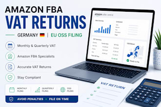 file your monthly or quarterly german and eu vat returns for amazon fba seller