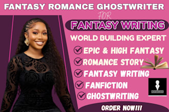 ghostwrite your epic fantasy novel, litrpg, or sci fi story