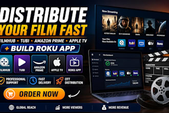 distribute your film on filmhub tubi amazon prime apple tv and build roku app