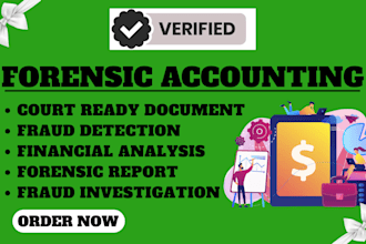 do cpa fraud investigation and perform forensic accounting, audit, due diligence