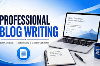 write SEO blog posts and website content
