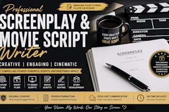 movie scripts, screenplays, TV plots, film scripts and youtube video scripts
