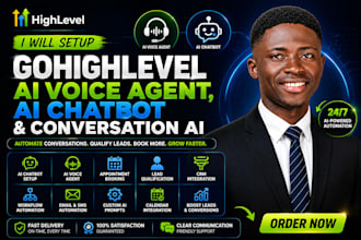 setup gohighlevel ai voice agent, ai chatbot