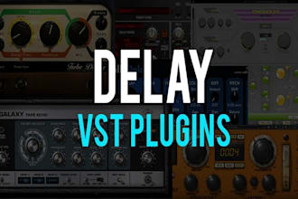 professionally code and build a delay effect plugin for vst3, au, aax formats