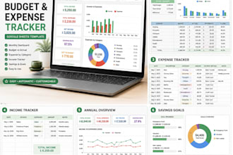 create a google sheets budget and expense tracker