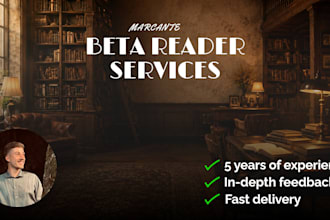 read beta manuscripts and provide feedback