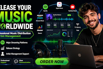 distribute your music to all platforms and be your music manager