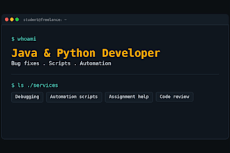 fix bugs in your java or python code