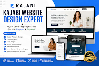 design kajabi sales page, kajabi landing page website for kajabi online course