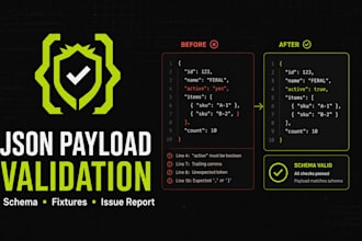validate and harden your json payload or API schema