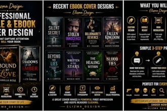 design a professional kindle ebook cover that sells