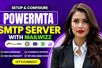setup powermta SMTP server with mailwizz for unlimited bulk email marketing