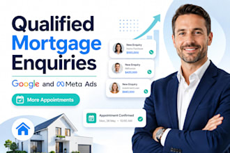 generate mortgage broker leads with google ads meta ads and landing page funnels