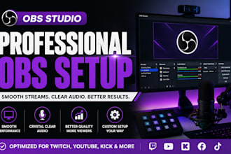 setup and fix obs studio for twitch youtube kick creator
