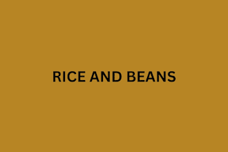do rice and beans with delicious stew for youy and your family