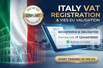 register your italy vat number and vies eu vat validation