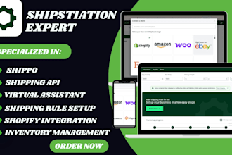 configure shipstation shopify woocommerce shipping API amazon integration