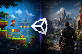 unity 2d game, unity 3d game art design, unity game development