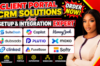 setup suitedash copilot honeybook dubsado plutio moxo clinked fusebase softr crm