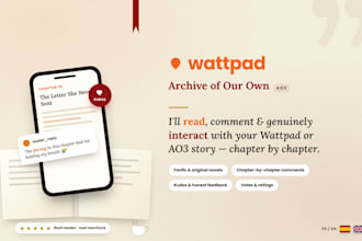 do promotion for your wattpad story novel comic