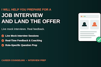 help you prepare for a job interview and land the offer