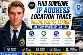 find someone IP address location trace online people search as investigator