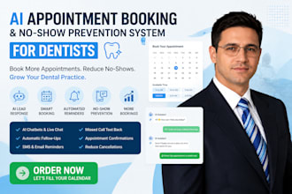 build an ai appointment booking system to reduce no shows for dentists
