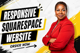 create converting squarespace website design for business service website dev