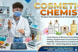 be your cosmetic formulation chemist and cosmetic formulator