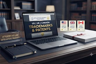 be your US, UK and canada trademark and patent attorney, renewal, office action