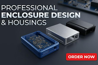 design custom pcb enclosure, plastic housing and sheet metal enclosure