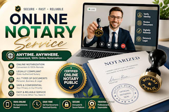 perform UK US online notary, usps form 1583, notarize legal document, UK notary