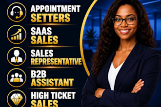 be your b2b appointment setter and saas sales representative
