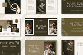 design stunning webinar presentation and slides educational training webinar