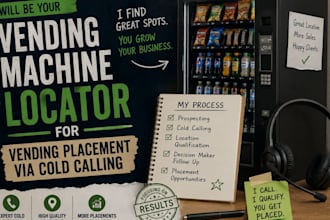 find vending machine locations and atm placement for high traffic leads