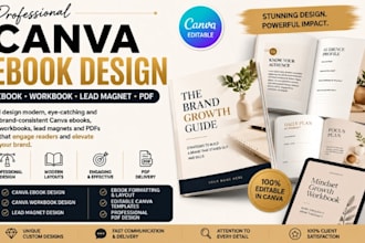 do canva ebook design canva workbook canva lead magnet ebook formatting pdf