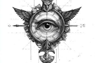 create any design in flash traditional tattoo style